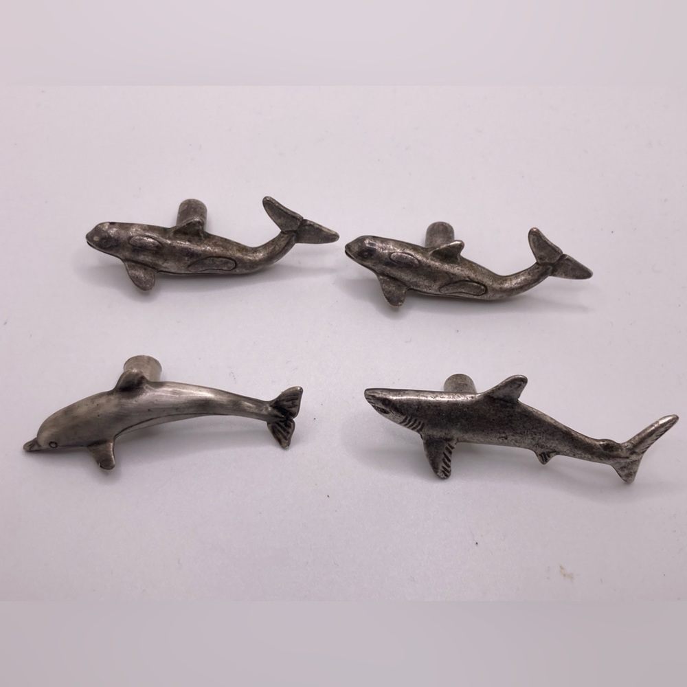 Bottle Nose Dolphin, Pilot Whale and Great White Shark Handle Pulls